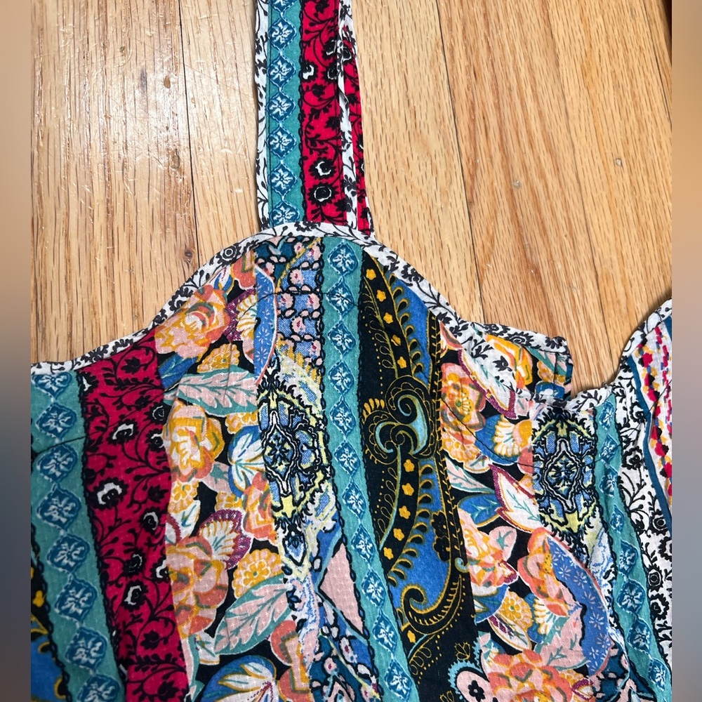 Anthropologie Boho Wide Leg Jumpsuit Floral Paisley Print - Picture 4 of 7